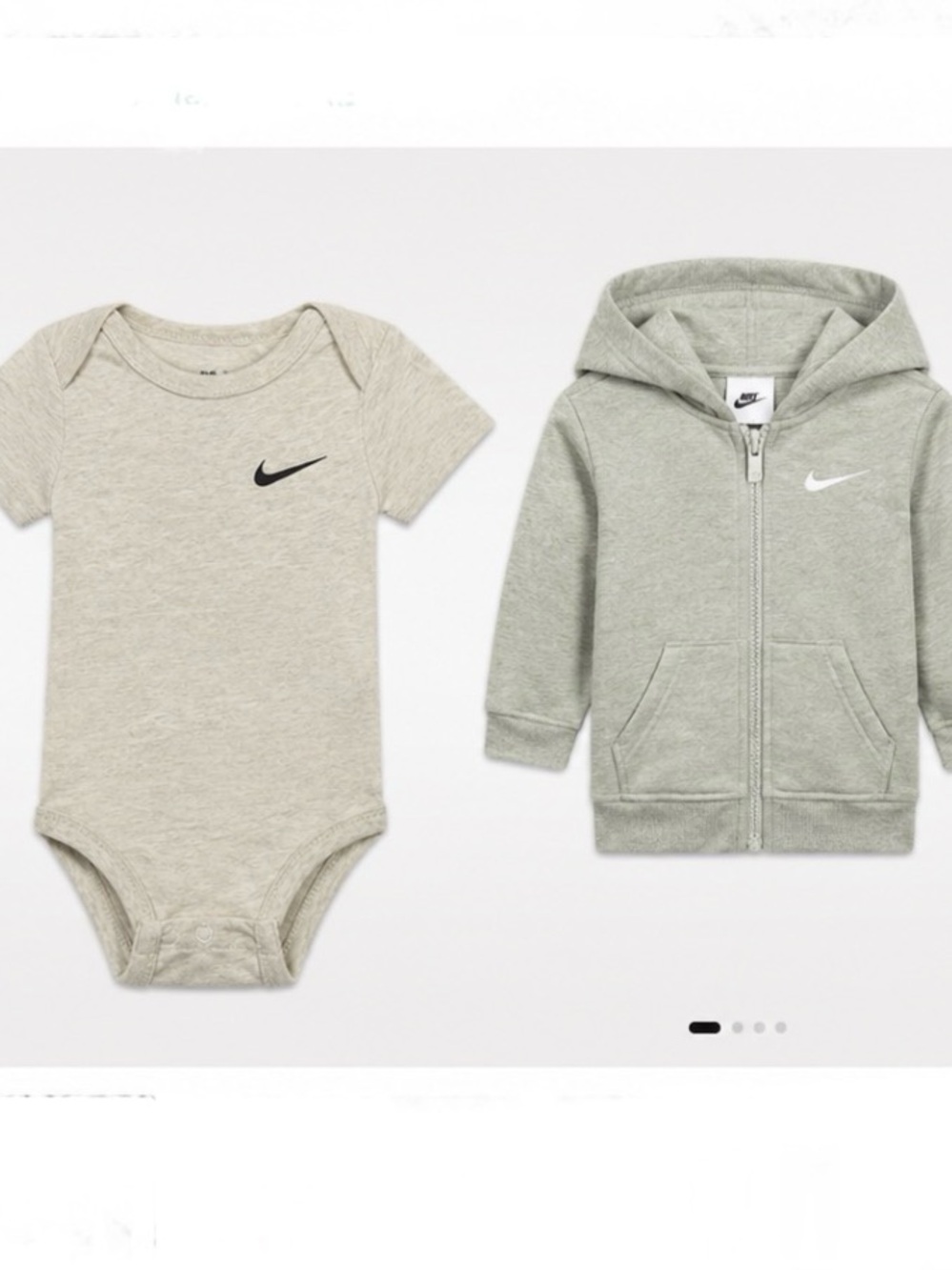 Nike baby essentials Mica Green Heather 3-piece set